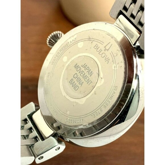 Bulova Women's Watch 96X149 Crystals Mother of Pearl White Dial Silver S… - Picture 6 of 13